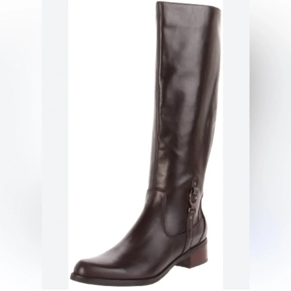 Blondo Women's Vallera Knee-High Boot Brown 9 M US aqua protect